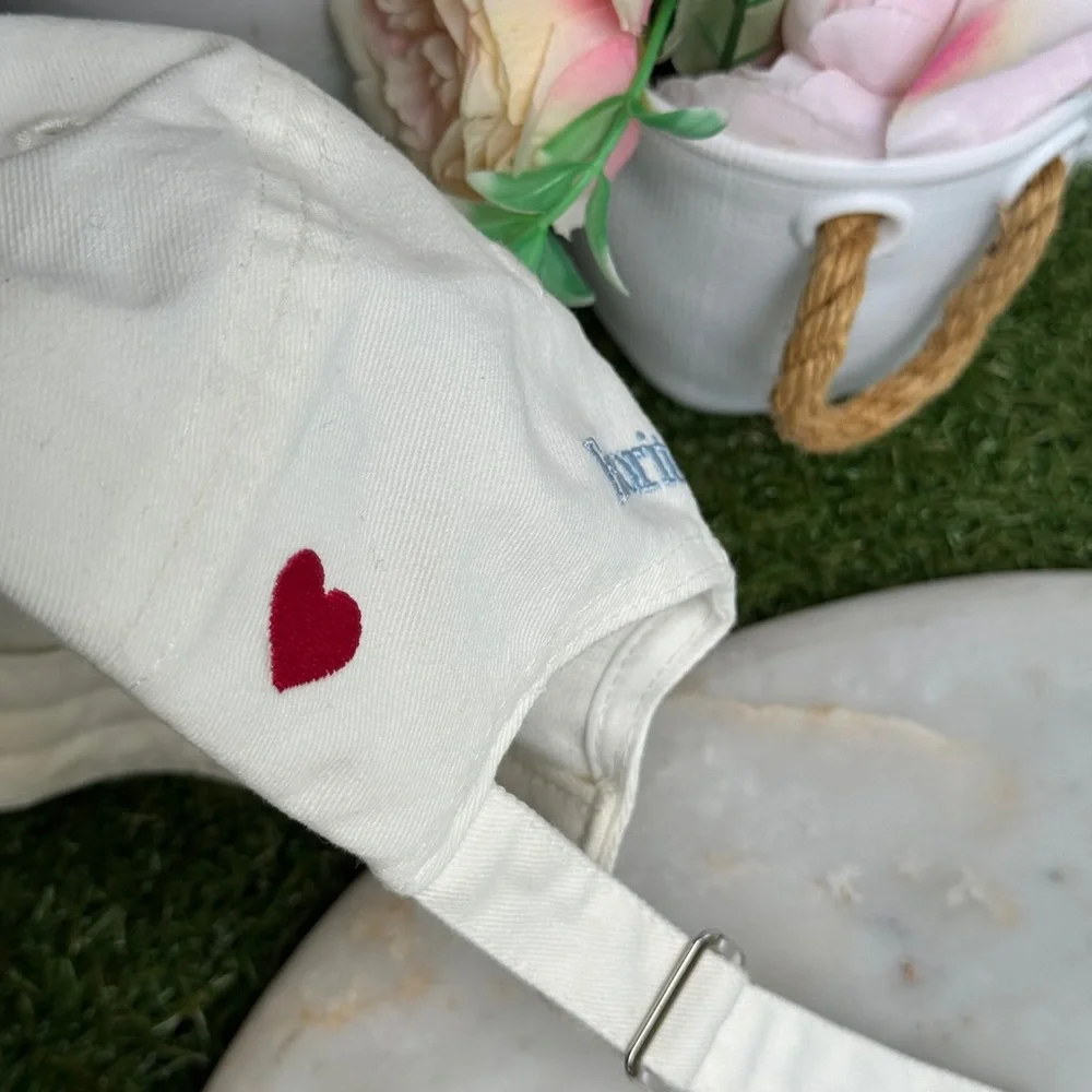 Favorite Daughter Cream 'BRIDE' Baseball Cap